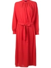 Joseph Georgette Midi Dress - Red