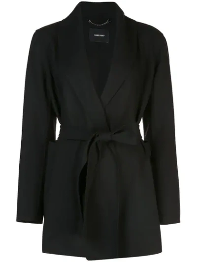 Rachel Comey Belted Waist Blazer In Black