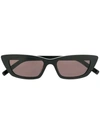 Saint Laurent Retro Slim Mass Sunglasses In Black