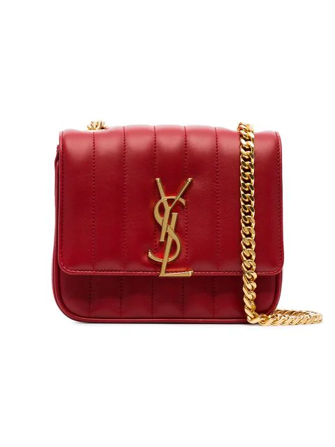 ysl red clutch bag