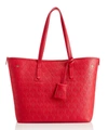 Liberty London Little Marlborough Tote Bag In Iphis Embossed Leather In Pink