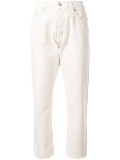 Casasola Mid-rise Cropped Straight-leg Jeans In Ivory