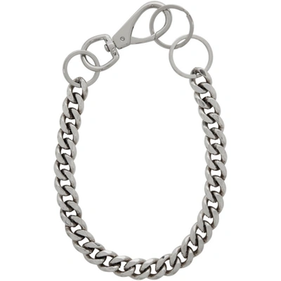 Martine Ali Opening Ceremony Cuban Link Choker In Silver