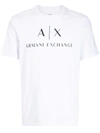 Armani Exchange Text Logo T-shirt In White