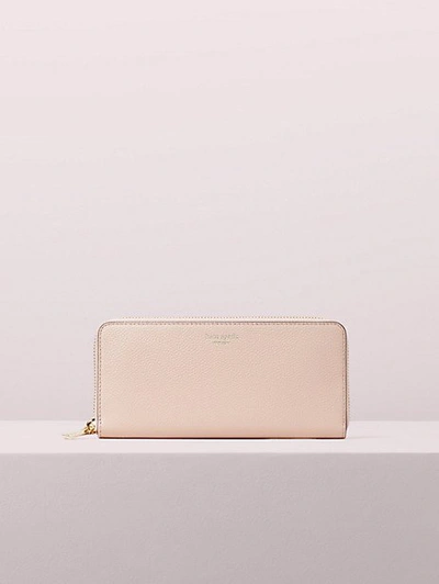 Kate Spade Margaux Slim Continental Wallet In Pale Vellum