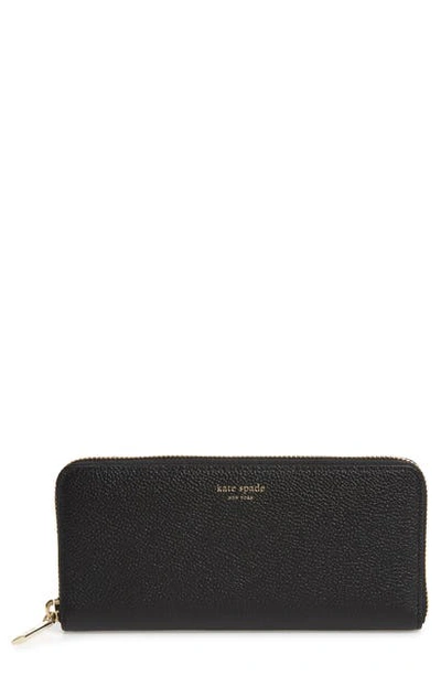Kate Spade Margaux Leather Continental Wallet In Cloud Mist Multi