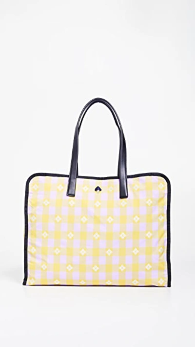 Kate Spade Morley Extra Large Tote In Frozen Lilac/chartreuse