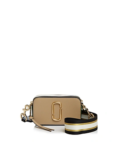 Marc Jacobs Snapshot Leather Camera Bag In Sand Castle Nude/gold