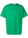 Acne Studios T-shirt Im Oversized-look In Green