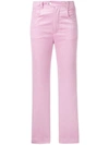 Isabel Marant Large Corduroy Trousers In Pink