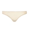 Calvin Klein Invisibles Thong In Light Caramel/white