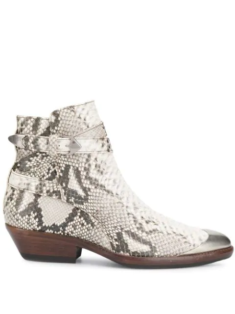 isabel marant snakeskin boots