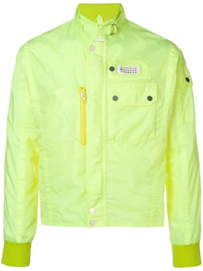 Maison Margiela Neon Lightweight Jacket In Yellow Fluo
