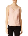 J Brand Lucy V-neck Linen Camisole Top In Helios