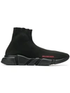 Balenciaga Speed Sock Sneakers In Black