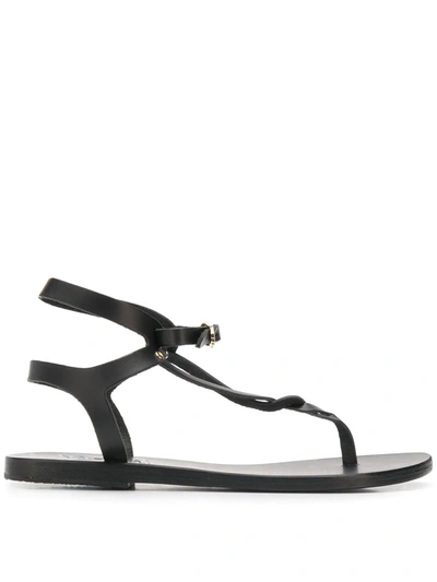 Ancient Greek Sandals Ismene Sandals In Black