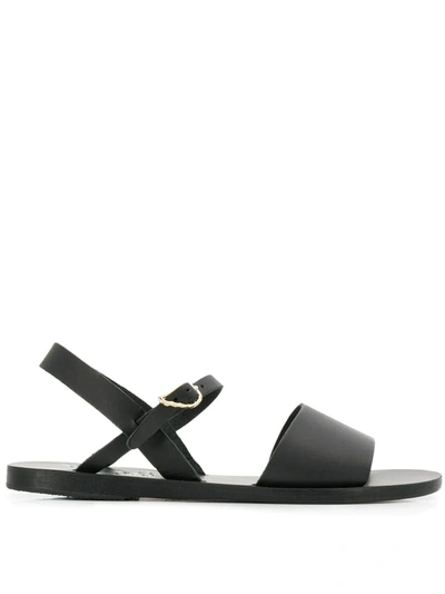 Ancient Greek Sandals Kaliroi Sandals In Black