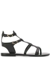 Ancient Greek Sandals Stephanie Sandals In Black