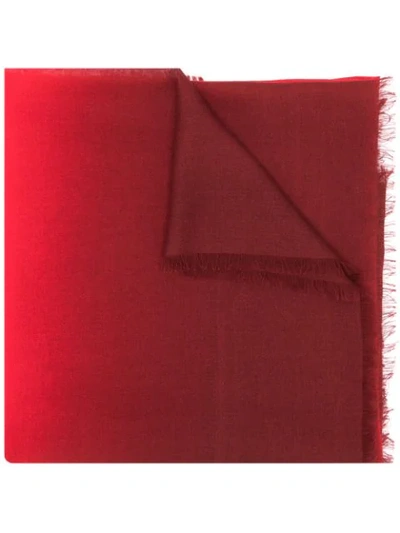 Bottega Veneta Gradient Scarf In Red