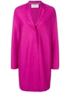 Harris Wharf London Single-breasted Coat In Pink