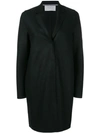 Harris Wharf London Fitted Single-breasted Coat In Black