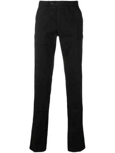Canali Slim-fit Chinos In Black