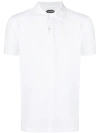 Tom Ford Plain Polo Shirt In White