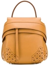 Tod's Mini Wave Backpack In Neutrals