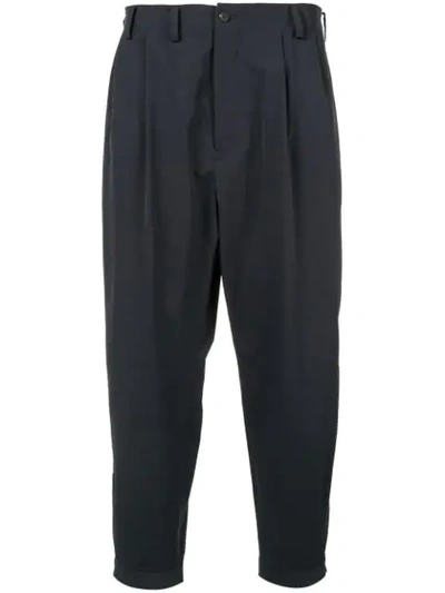 08sircus Tapered Trousers In Blue
