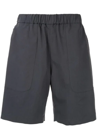 08sircus High-waisted Shorts In Blue