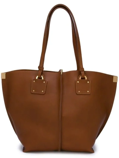 Chloé Vick Tote Bag In Brown