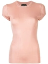 Tom Ford Fitted T-shirt In Pink