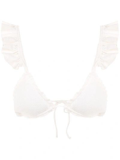 Clube Bossa Laven Bikini Top In White