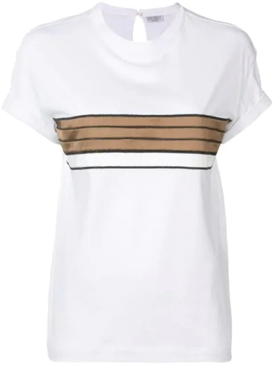 Brunello Cucinelli Relaxed Fit T-shirt In White
