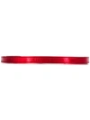 Miu Miu Stretch Logo Headband In Red