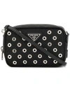 Prada Eyelets Crossbody - Black