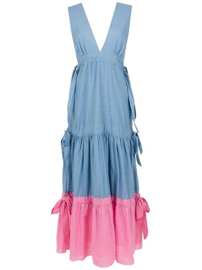Clube Bossa Bourgen Maxi Dress In Blue | ModeSens