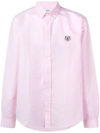 Kenzo Tiger Shirt In Pink
