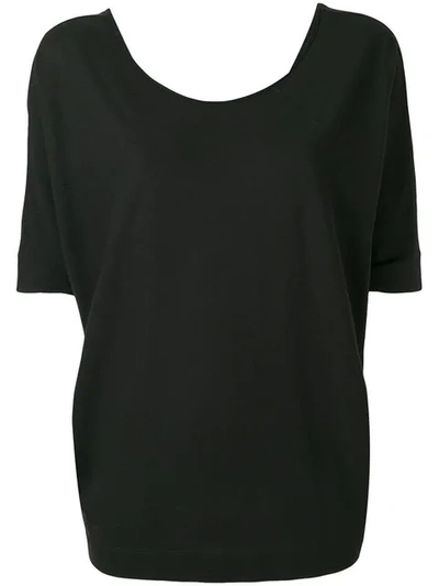 Zanone Loose-fit T-shirt In Black