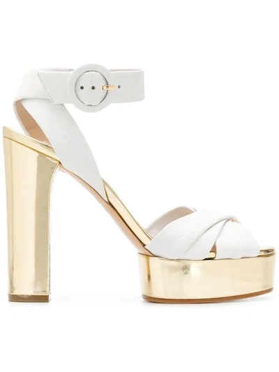 Casadei Manu Sandals In White