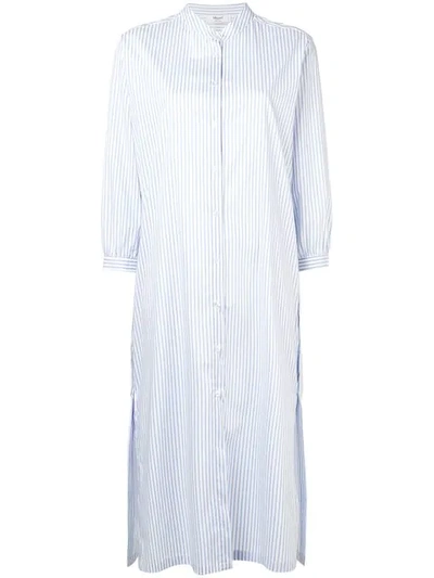 Blugirl Striped Shirt Dress In Blue