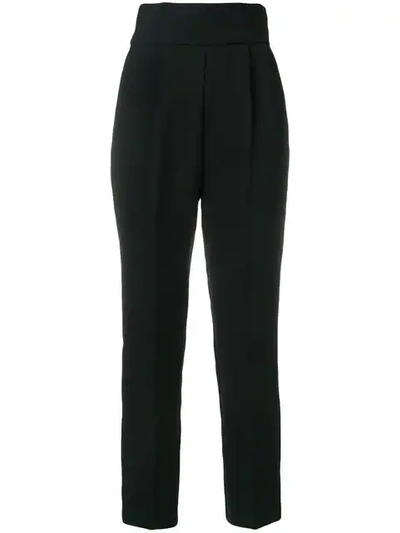 Pinko Natalia High-waisted Trousers In Black