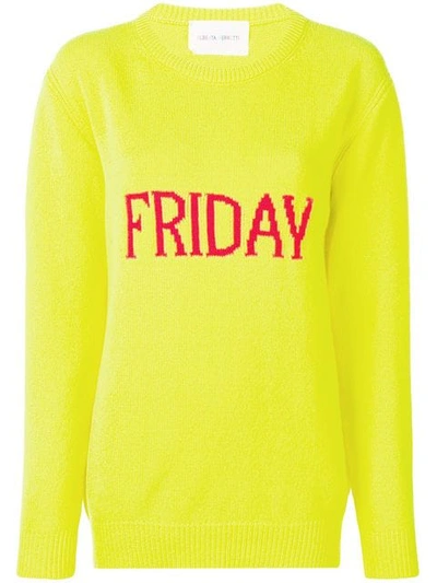 Alberta Ferretti Friday Jumper In Yellow