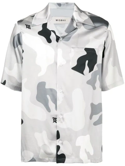 Misbhv Camouflage Shirt In Grey