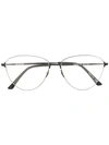 Balenciaga Aviator Glasses In Black