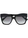 Gucci Oversized Cat Eye Sunglasses In Black