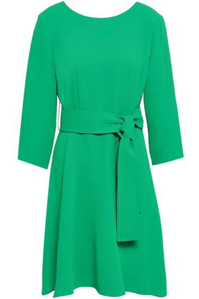 Claudie Pierlot Crepe Mini Dress In Green