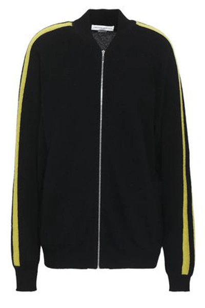 Amanda Wakeley Woman Intarsia Cashmere Jacket Black