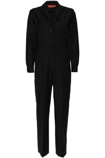 Alexa Chung Woman Stretch-wool Jumpsuit Black