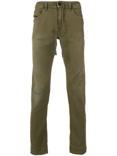 Diesel Thommer Joggjeans In Green